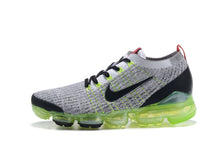 Load image into Gallery viewer, Nike Air Vapormax Flyknit 3 &quot;Neon&quot; Grey Black White Shoes Sneakers Men Sale Size US 7, 8, 8.5, 9, 10, 11