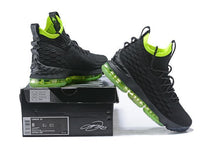 Load image into Gallery viewer, Nike Lebron XV 15 Black Green Men Shoes Sale Size US7,8,8.5,9,10,11,12