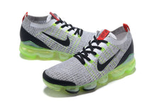 Load image into Gallery viewer, Nike Air Vapormax Flyknit 3 &quot;Neon&quot; Grey Black White Shoes Sneakers Men Sale Size US 7, 8, 8.5, 9, 10, 11
