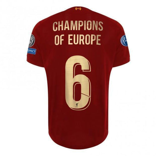 Liverpool champions league 2019 Lfc Mens European Home Shirt 19/20 - Ucl Gold