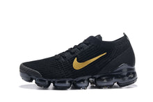 Load image into Gallery viewer, Nike Air Vapormax Flyknit 3 Black Gold White Shoes Sneakers Men Sale Size US 7, 8, 8.5, 9, 10, 11