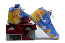 Load image into Gallery viewer, Nike Kyrie 4 Blue Yellow White Men Basketball Shoes Sale Size US 7,8,8.5,9.5,10,11,12