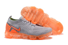 Load image into Gallery viewer, Nike Air Vapormax Flyknit 2 Grey Orange Shoes Sneakers Men Sale Size US 7, 8, 8.5, 9, 10, 11