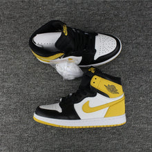 Load image into Gallery viewer, Nike Air Jordan 1 High Retro OF 6 Ring White Black Yellow Shoes Basketball Men