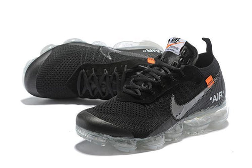 OFF WHITE x Nike Air Vapormax Black Shoes Sneakers Men Sale Size US 7, 8, 8.5, 9, 10, 11