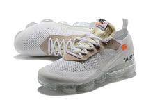 Load image into Gallery viewer, OFF WHITE x Nike Air Vapormax Part 2 White Shoes Sneakers Men Sale Size US 7, 8, 8.5, 9, 10, 11