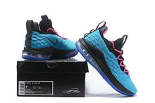 Load image into Gallery viewer, Nike Lebron XV 15 Low EP Black Light Blue Red Men Shoes Sale Size US7,8,8.5,9,10,11,12