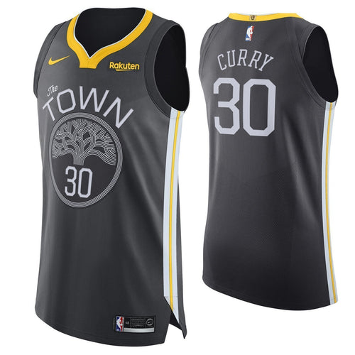 Stephen Curry Golden State Warriors Authentic On Court Jersey  Grey