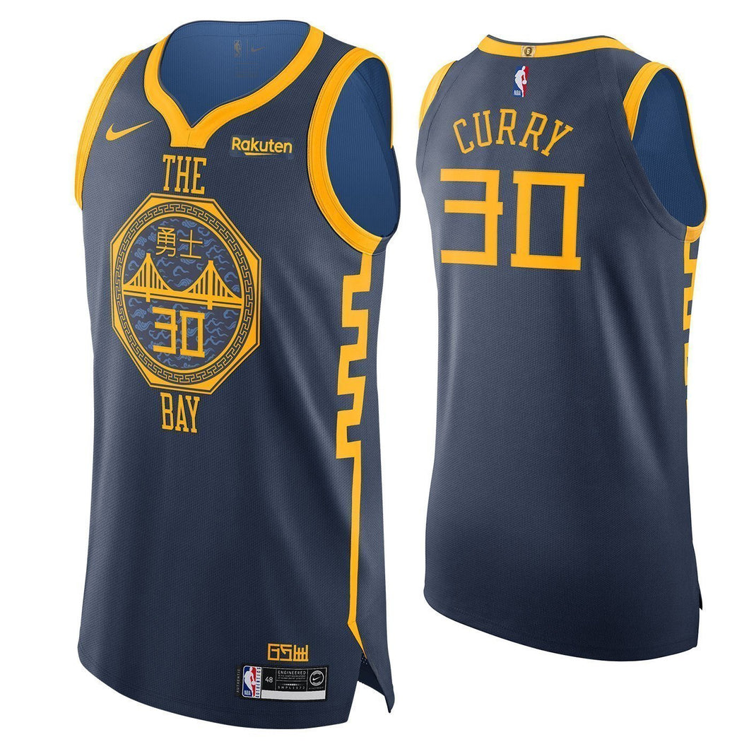 Stephen Curry Golden State Warriors Authentic On Court Jersey  Indigo