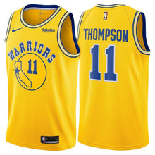 Load image into Gallery viewer, Klay Thompson Golden State Warriors Swingman Hardwood Classic Jersey  Gold