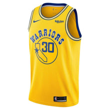 Load image into Gallery viewer, Stephen Curry Golden State Warriors Swingman Hardwood Classic Jersey  Gold