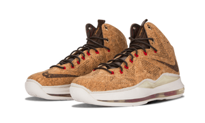 Nike Lebron 10 Ext Cork Qs Clssc Brwn/clssc Brwn-unvrsty