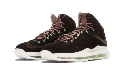 Nike Lebron 10 Ext Qs Black/black-dk Fld Brown-trmln