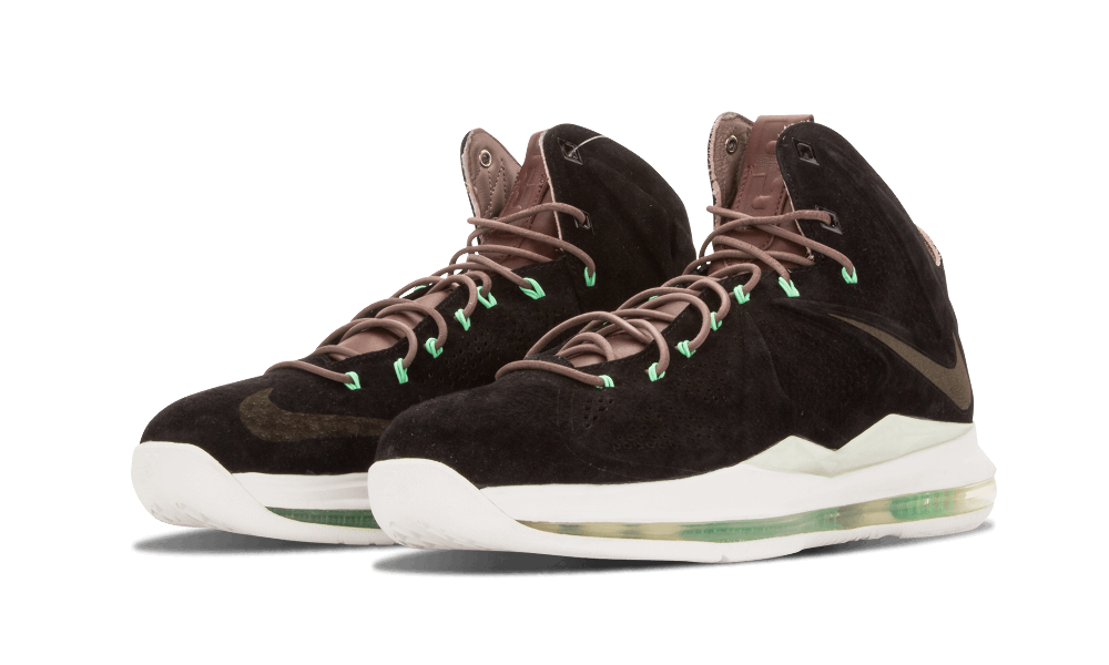 Nike Lebron 10 Ext Qs Black/black-dk Fld Brown-trmln