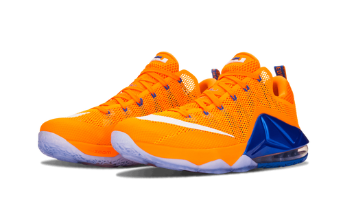 Nike Lebron 12 Low Bright Citrus/wht-ttl Orng-sr