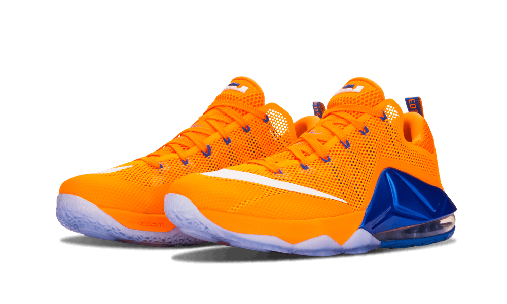 Nike Lebron 12 Low Bright Citrus/wht-ttl Orng-sr