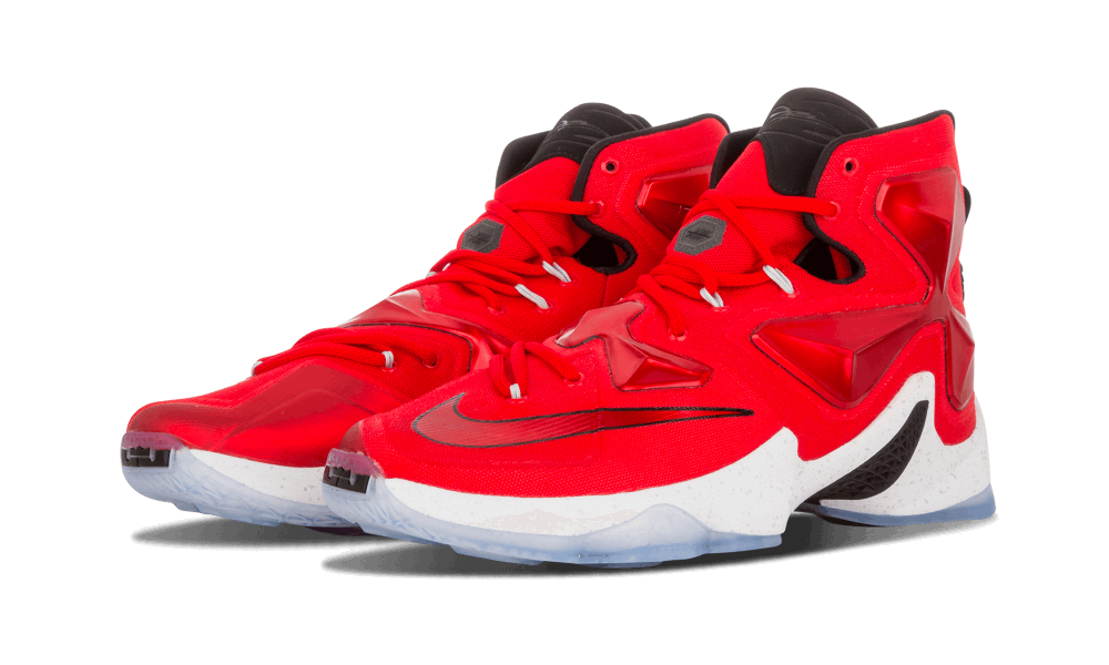 Nike Lebron 13 Unvrsty Red/white-blk-lsr Orng