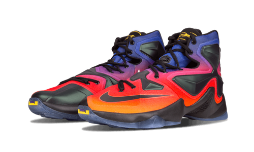 Nike Lebron 13 Db Laser Orange/black-crt Purple