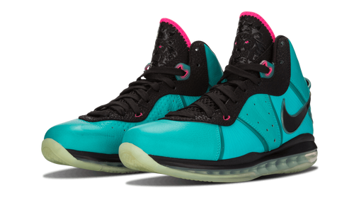 Nike Lebron 8 Retro/black-pnk Flsh-flmnt Grn