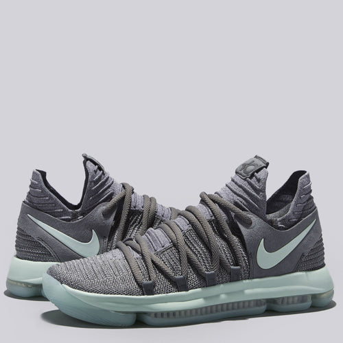 Nike Zoom Kd 10 Basketball Shoe - Cool Grey/igloo-white - Mens