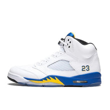 Load image into Gallery viewer, Men&#39;s Jordan 5 Retro Laney Basketball Shoes - White