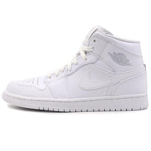 Load image into Gallery viewer, Men&#39;s Mid Jordan 1 Basketball Shoes - White