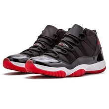 Load image into Gallery viewer, Men&#39;s Jordan Bred 11 Basketball Shoes - Black