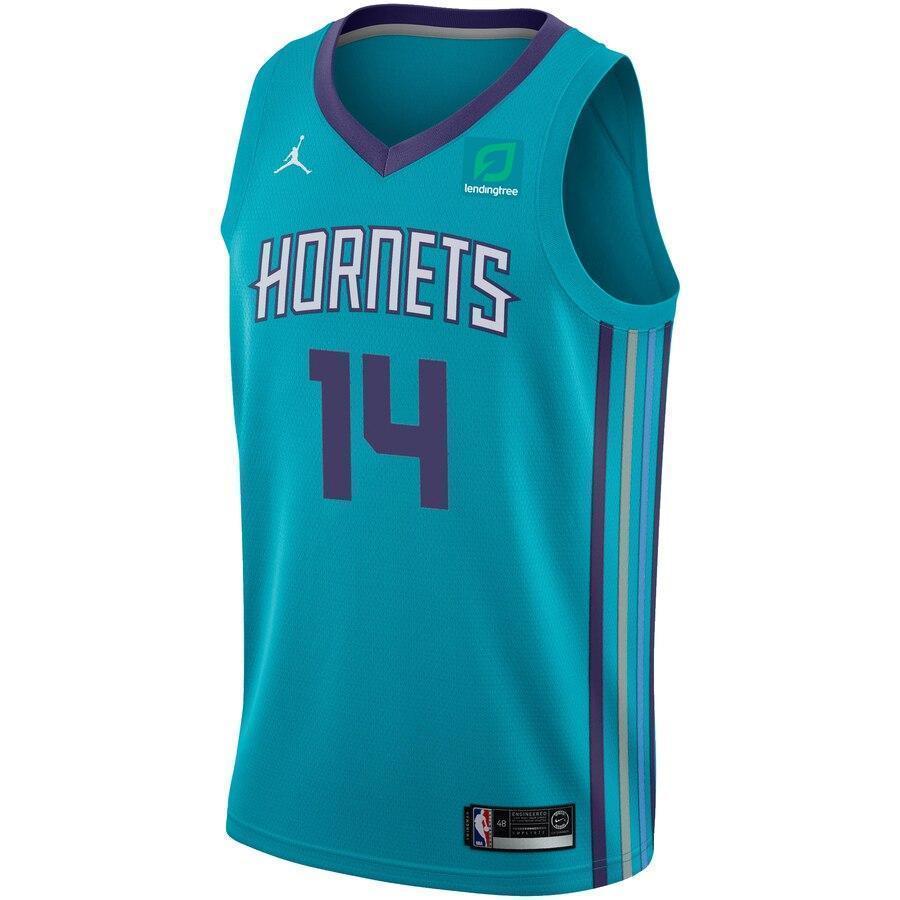 Men's Jordan Brand Michael KiddGilchrist Teal Charlotte Hornets Swingman Sponsor Patch Jersey – Icon Edition  Aqua