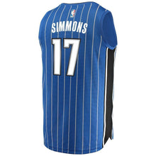 Load image into Gallery viewer, Men&#39;s Fanatics Branded Jonathon Simmons Blue Orlando Magic Fast Break Replica Player Jersey  Icon Edition  Blue