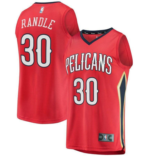 Men's Fanatics Branded Julius Randle Red New Orleans Pelicans Fast Break Replica Player Jersey  Statement Edition  Red