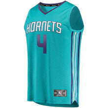 Load image into Gallery viewer, Men&#39;s Fanatics Branded Devonte Graham Teal Charlotte Hornets Fast Break Replica Jersey – Icon Edition  Aqua
