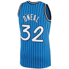 Load image into Gallery viewer, Men&#39;s Mitchell &amp; Ness Shaquille O&#39;Neal Blue Orlando Magic  Hardwood Classics Swingman Jersey  Blue