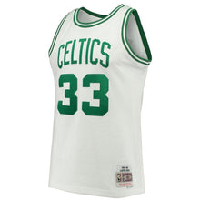 Load image into Gallery viewer, Men&#39;s Mitchell &amp; Ness Larry Bird White Boston Celtics  Hardwood Classics Swingman Jersey  White