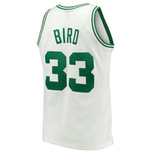 Load image into Gallery viewer, Men&#39;s Mitchell &amp; Ness Larry Bird White Boston Celtics  Hardwood Classics Swingman Jersey  White