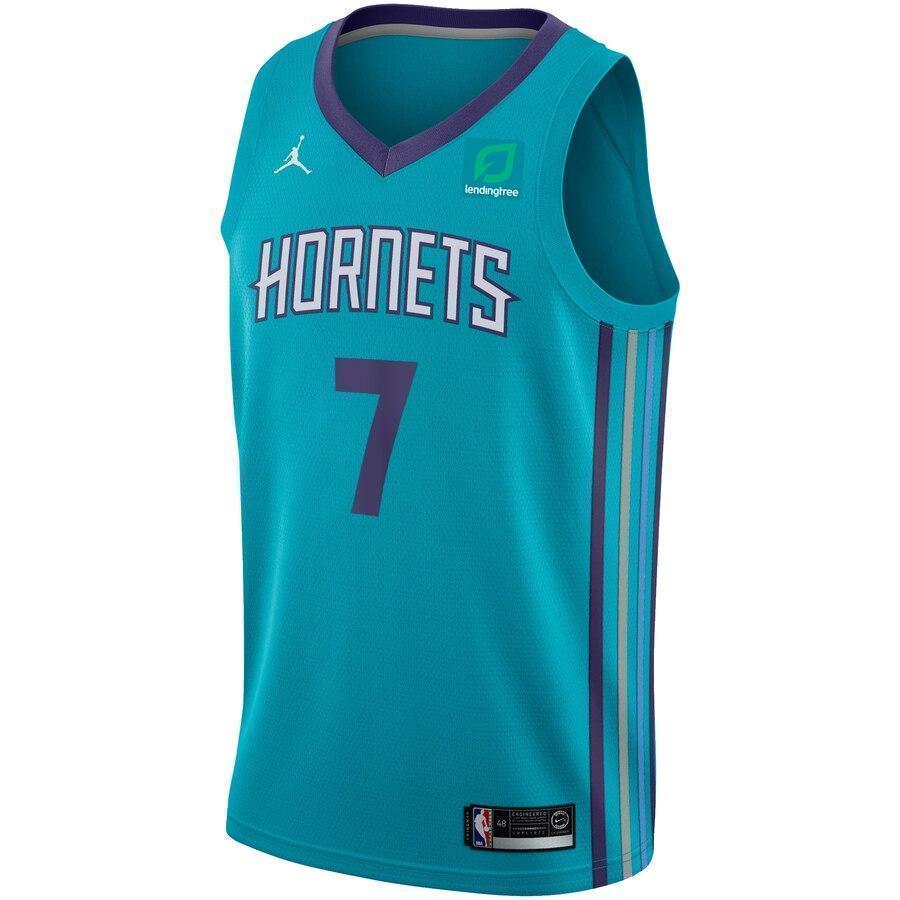 Men's Jordan Brand Dwayne Bacon Teal Charlotte Hornets Swingman Sponsor Patch Jersey – Icon Edition  Aqua
