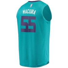 Load image into Gallery viewer, Youth Fanatics Branded J.P. Macura Teal Charlotte Hornets Fast Break Player Jersey  Icon Edition  Aqua
