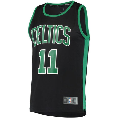 Men's Fanatics Branded Kyrie Irving Black Boston Celtics Fast Break Replica Jersey  Statement Edition  Black