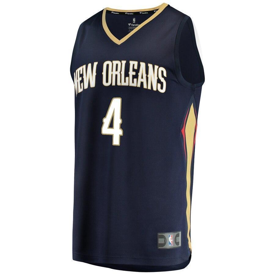 Men's Fanatics Branded Elfrid Payton Navy New Orleans Pelicans Fast Break Replica Jersey – Icon Edition  Navy