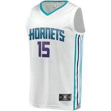 Load image into Gallery viewer, Men&#39;s Fanatics Branded Kemba Walker White Charlotte Hornets Fast Break Replica Jersey  Association Edition   White