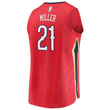 Load image into Gallery viewer, Men&#39;s Fanatics Branded Darius Miller Red New Orleans Pelicans Fast Break Replica Player Jersey  Statement Edition  Red