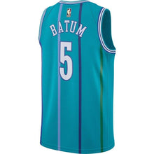 Load image into Gallery viewer, Men&#39;s Jordan Brand Nicolas Batum Aqua Charlotte Hornets Fashion Current Player Hardwood Classics Swingman Jersey  Aqua