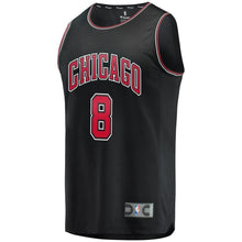 Load image into Gallery viewer, Youth Fanatics Branded Zach LaVine Black Chicago Bulls Fast Break Replica Jersey  Statement Edition  Black