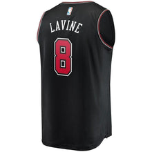 Load image into Gallery viewer, Youth Fanatics Branded Zach LaVine Black Chicago Bulls Fast Break Replica Jersey  Statement Edition  Black