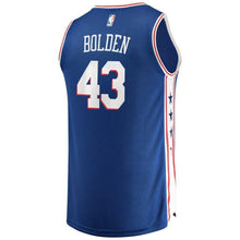 Load image into Gallery viewer, Men&#39;s Fanatics Branded Jonah Bolden Royal Philadelphia 7ers Fast Break Replica Jersey – Icon Edition  Royal