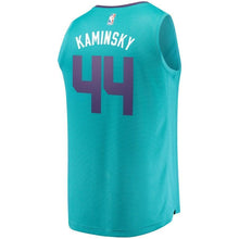 Load image into Gallery viewer, Youth Fanatics Branded Frank Kaminsky Teal Charlotte Hornets Fast Break Player Jersey  Icon Edition  Aqua