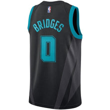 Load image into Gallery viewer, Men&#39;s Jordan Brand Miles Bridges Black Charlotte Hornets City Edition Swingman Jersey  Black