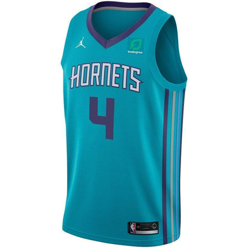 Men's Jordan Brand Devonte Graham Teal Charlotte Hornets Swingman Sponsor Patch Jersey – Icon Edition  Aqua