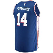 Load image into Gallery viewer, Men&#39;s Fanatics Branded Jonathon Simmons Royal Philadelphia 7ers Fast Break Replica Jersey – Icon Edition  Royal