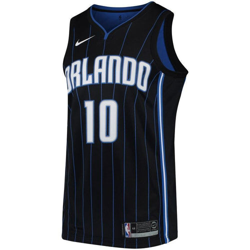 Men's Nike Evan Fournier Black Orlando Magic Swingman Jersey  Statement Edition  Black
