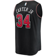Load image into Gallery viewer, Men&#39;s Fanatics Branded Wendell Carter Jr. Black Chicago Bulls Fast Break Alternate Jersey Black